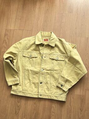 45RPM STUDIO Yellow Trucker Jacket – Made in Japan Size M